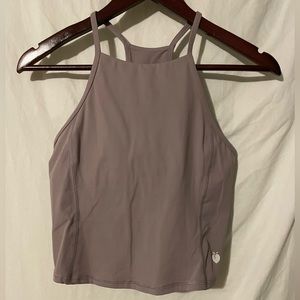 FLEX LIVING CROPPED BUILT IN WORKOUT TOP SIZE SMALL